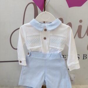 Boys smock short set